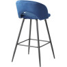 Tabouret de bar scandinave en velours (lot de 2) Santos