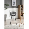 Tabouret de bar scandinave en velours (lot de 2) Santos