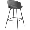 Tabouret de bar scandinave en velours (lot de 2) Santos