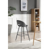 Tabouret de bar scandinave en velours (lot de 2) Santos