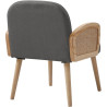 Fauteuil moderne en tissu Sloane