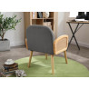 Fauteuil moderne en tissu Sloane