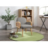 Fauteuil moderne en tissu Sloane