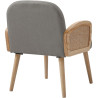 Fauteuil moderne en tissu Sloane