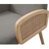 Fauteuil moderne en tissu Sloane