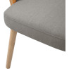 Fauteuil moderne en tissu Sloane