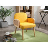 Fauteuil moderne en tissu Sloane