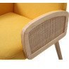 Fauteuil moderne en tissu Sloane