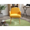 Fauteuil moderne en tissu Sloane