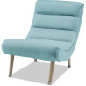 Fauteuil scandinave en tissu Lydia