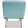 Fauteuil scandinave en tissu Lydia