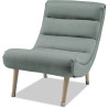 Fauteuil scandinave en tissu Lydia