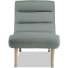 Fauteuil scandinave en tissu Lydia