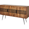 Buffet/bahut 172 cm style industriel en bois de manguier massif Mayorke