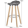 Tabouret de bar moderne (lot de 2) Norway