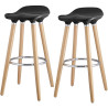 Tabouret de bar moderne (lot de 2) Norway