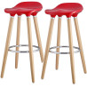 Tabouret de bar moderne (lot de 2) Norway