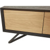 Meuble TV 160 cm style scandinave en bois massif naturel Olympie