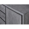 Buffet/bahut contemporain 150 cm en acacia massif gris Mayane