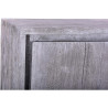 Buffet/bahut contemporain 150 cm en acacia massif gris Mayane