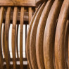 Table basse style nature en bois de manguier massif (lot de 2) Twister