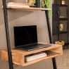 Bureau d'appoint industriel en acacia massif naturel Steffie