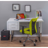 Bureau droit moderne blanc Calie