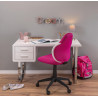 Bureau droit moderne blanc Calie