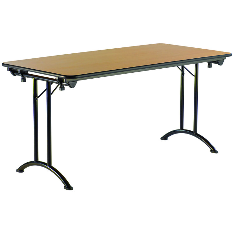 Table pliante rectangulaire en mélamine pour collectivités Soraya