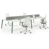 Bureau bench 4 personnes Oviedo