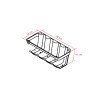 Goulotte horizontale en polypropylène pour bureau individuel Cuenca