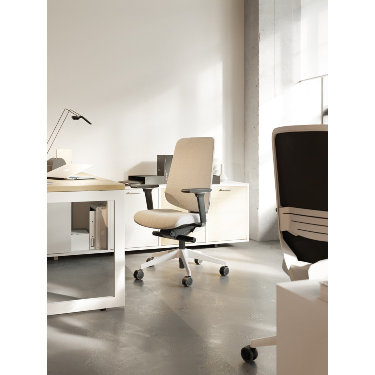 Siège de bureau ergonomique avec structure noir Antequera