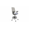 Tabouret ergonomique professionnel structure blanche Antequera