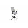 Tabouret ergonomique professionnel structure blanche Antequera