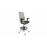 Tabouret ergonomique professionnel structure blanche Antequera