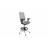 Tabouret ergonomique professionnel structure blanche Antequera