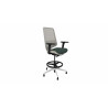 Tabouret ergonomique professionnel structure blanche Antequera