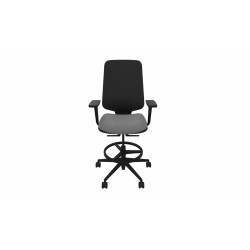 Tabouret ergonomique professionnel structure noire Antequera