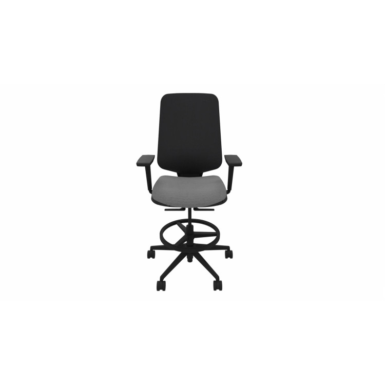 Tabouret ergonomique professionnel structure noire Antequera