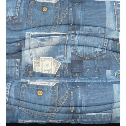 Housse clic-clac contemporaine coloris imprimé Jean
