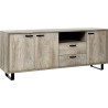 Buffet/bahut style industriel 220 cm Virgile