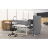 Bureau bench 2 personnes électrique avec trappe Soft Closing Dynamics