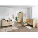 Chambre bébé contemporaine chêne clair Eloise