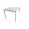 Bureau individuel réglable en hauteur profondeur 80 cm Producteo