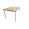 Bureau individuel réglable en hauteur profondeur 80 cm Producteo