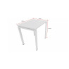 Bureau individuel fixe profondeur 60 cm Producteo