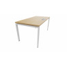 Bureau individuel réglable 160 cm avec trappe passe-câbles Producteo