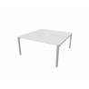 Bureau bench 2 personnes avec encoche Producteo