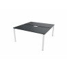 Bureau bench 2 personnes avec encoche Producteo