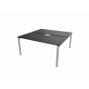 Bureau bench 2 personnes avec encoche Producteo